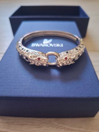 Pulsera Swarovski Dorada y Plateada