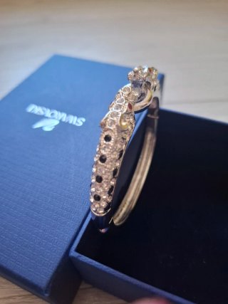 Pulsera Swarovski Dorada y Plateada