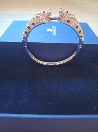 Pulsera Swarovski Dorada y Plateada