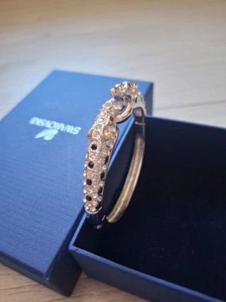 Pulsera Swarovski Dorada y Plateada