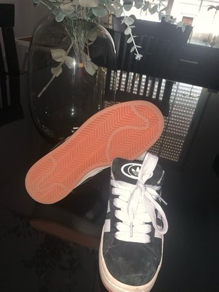 Zapatillas Adidas Campus Negras y Blancas