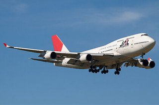 Avión Boeing 747-400 JAL Herpa 1/500