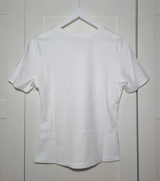 Camiseta blanca Zara talla L