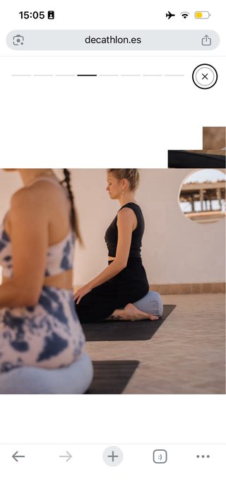 Cojín Yoga Bolster Gris Decathlon