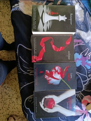 Libros 50 sombras de Grey y Crepúsculo