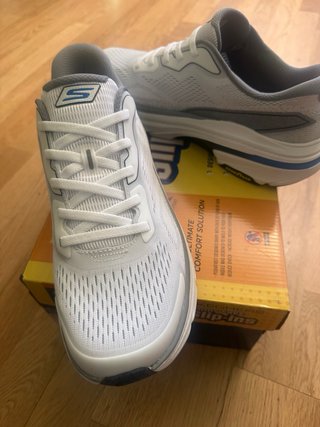 Skechers Slip-Ins Max Cushion Gris Blanco