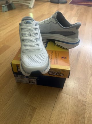 Skechers Slip-Ins Max Cushion Gris Blanco