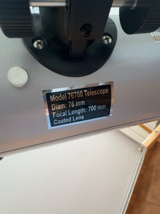 Telescopio Seben plateado