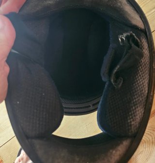Casco Moto NZI M57 Negro y Azul