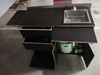Mueble Cocina Camper con Fregadero