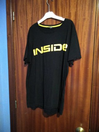 Camiseta Negra INSIDE Talla M