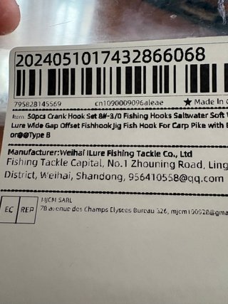 Kit 50 Anzuelos Pesca Caja