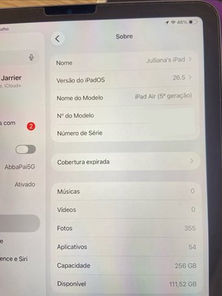 iPad Air 5ª Gen Wi-Fi Violeta