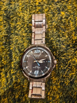 Pulsar Solar Reloj Hombre Grande