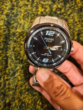 Pulsar Solar Reloj Hombre Grande