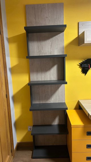 Escritorio + Librería + Cajonera