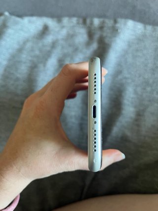 iPhone XR Blanco con protector de pantalla