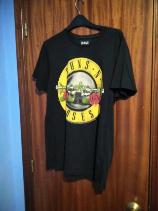 Camiseta Guns N' Roses Negra Talla L/XL