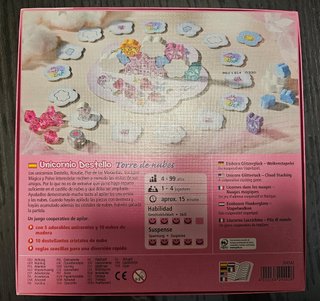 Juego Unicornio Destello Torre de nubes HABA