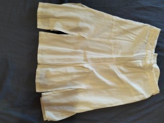 Falda Mango Blanca Midi