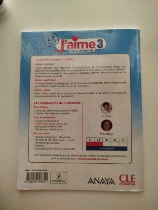 J'aime Méthode de framçais