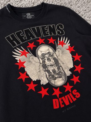 Sudadera My Brand Heavens Devils Negra