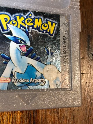 Pokémon versione Argento gameboy batteria scarica