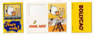 8 Cromos Bollycao Canal Loco