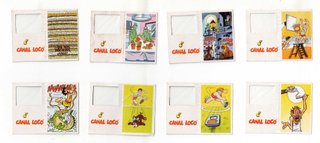 8 Cromos Bollycao Canal Loco