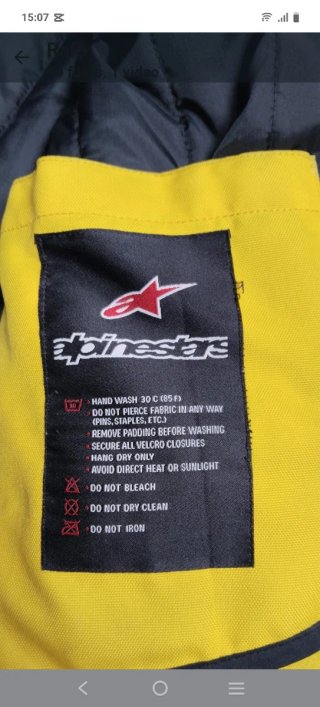 Chaqueta Moto Suzuki Alpine Stars