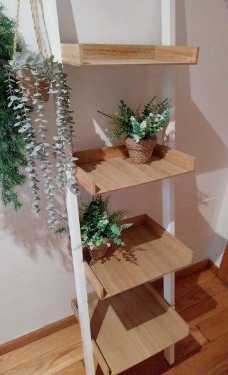Estantería Escalera Madera