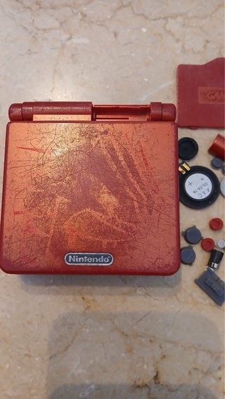 Cover Nintendo Game Boy Advance SP Argento
