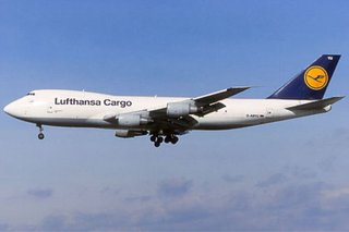 Avión Boeing 747-200F LUFTHANSA CARGO Herpa 1/500
