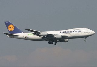 Avión Boeing 747-200F LUFTHANSA CARGO Herpa 1/500