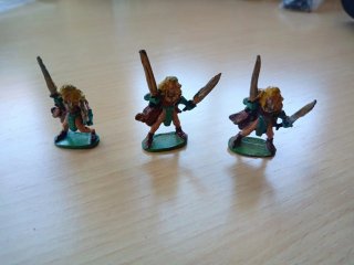 3 Guerreros Altos Elfos Silvanos Warhammer