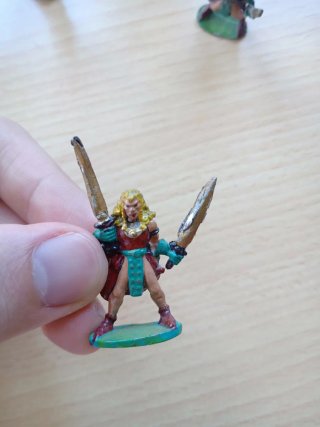 3 Guerreros Altos Elfos Silvanos Warhammer