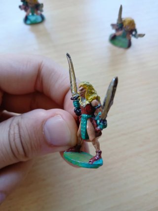 3 Guerreros Altos Elfos Silvanos Warhammer