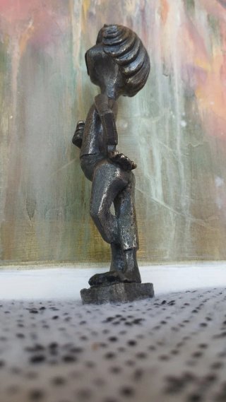 Figura de plomo CARVAL ART artesanal