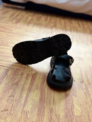 Zapatos vestir charol negro niña talla 35