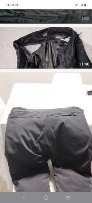 2 Pantalones Moto Dainese Negros