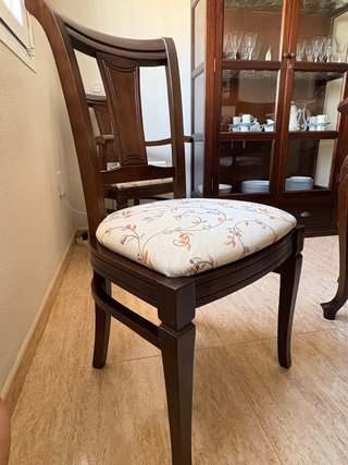 Comedor completo de madera de roble
