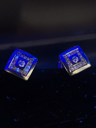 Pendientes de Oro con Diamantes 18K 4.70GR