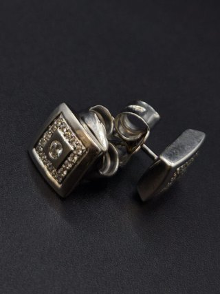 Pendientes de Oro con Diamantes 18K 4.70GR