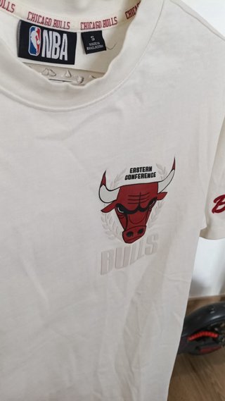 Camiseta Chicago Bulls NBA Blanca