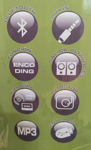 Toca Discos Lauson Multifunción