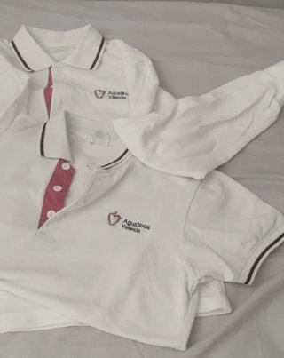 Polos uniforme Agustinos Valencia. Talla P