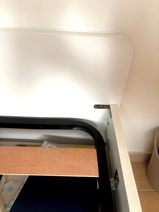 Estructura completa cama individual con 2 cajones