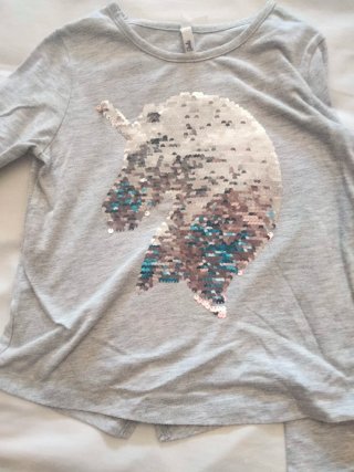 2 Camisetas Unicornio y Estrella Talla 5-6