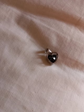 Colgante corazón espinela Plata 925