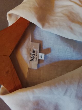 Camisa de fiesta blanca bordada